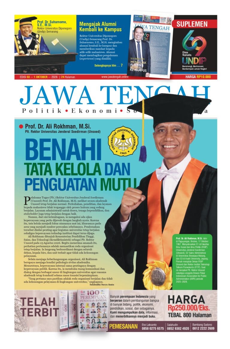 Tabloid Jawa Tengah Edisi 03 – 01 Oktober 2026
